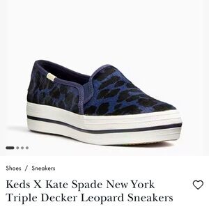 Keds x Kate Spade Navy Sneakers